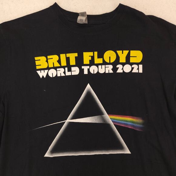 Pink Floyd World Tour 2021 Band Graphic T Shirt Adult Mens Size Large L Black - Picture 1 of 8